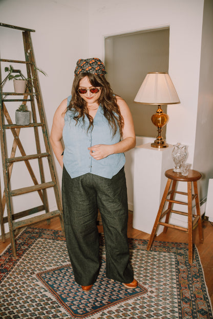 Spencer Reversible Cotton Vest (Pre-Order)
