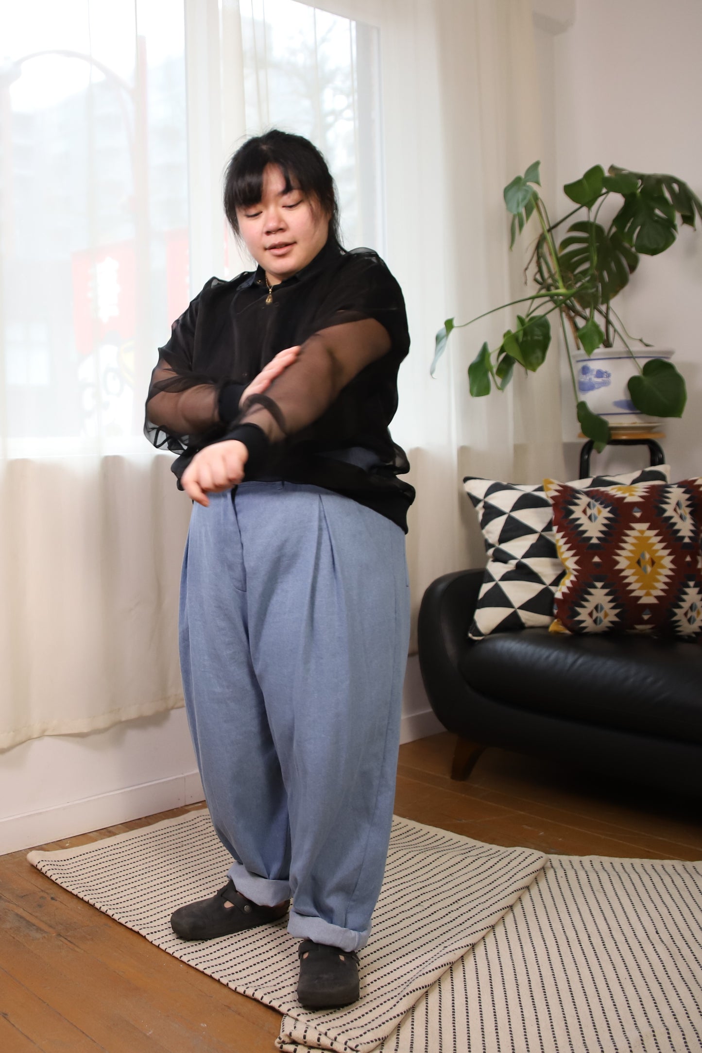 Katrina Silk Organza Pullover