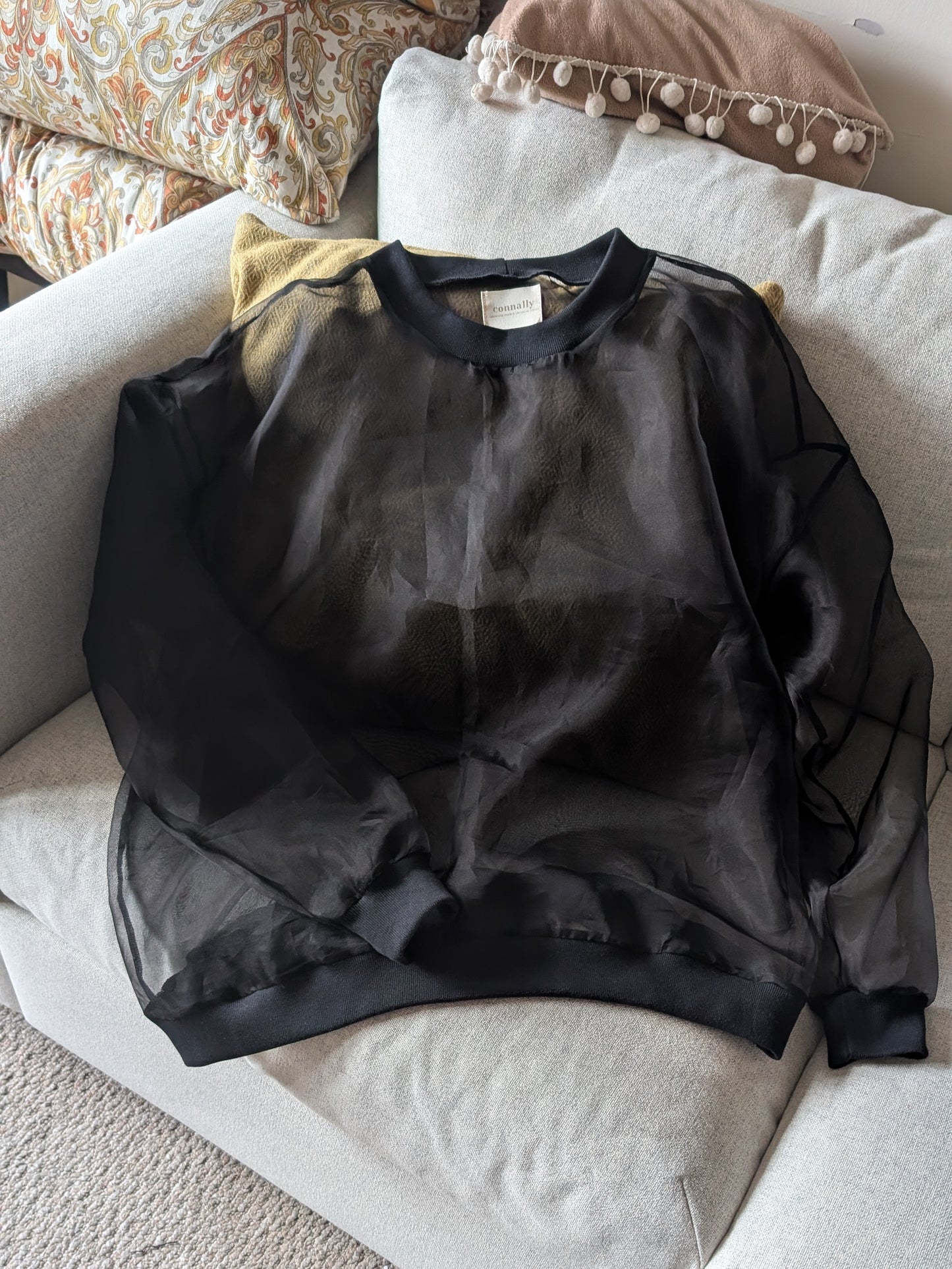 Katrina Silk Organza Pullover