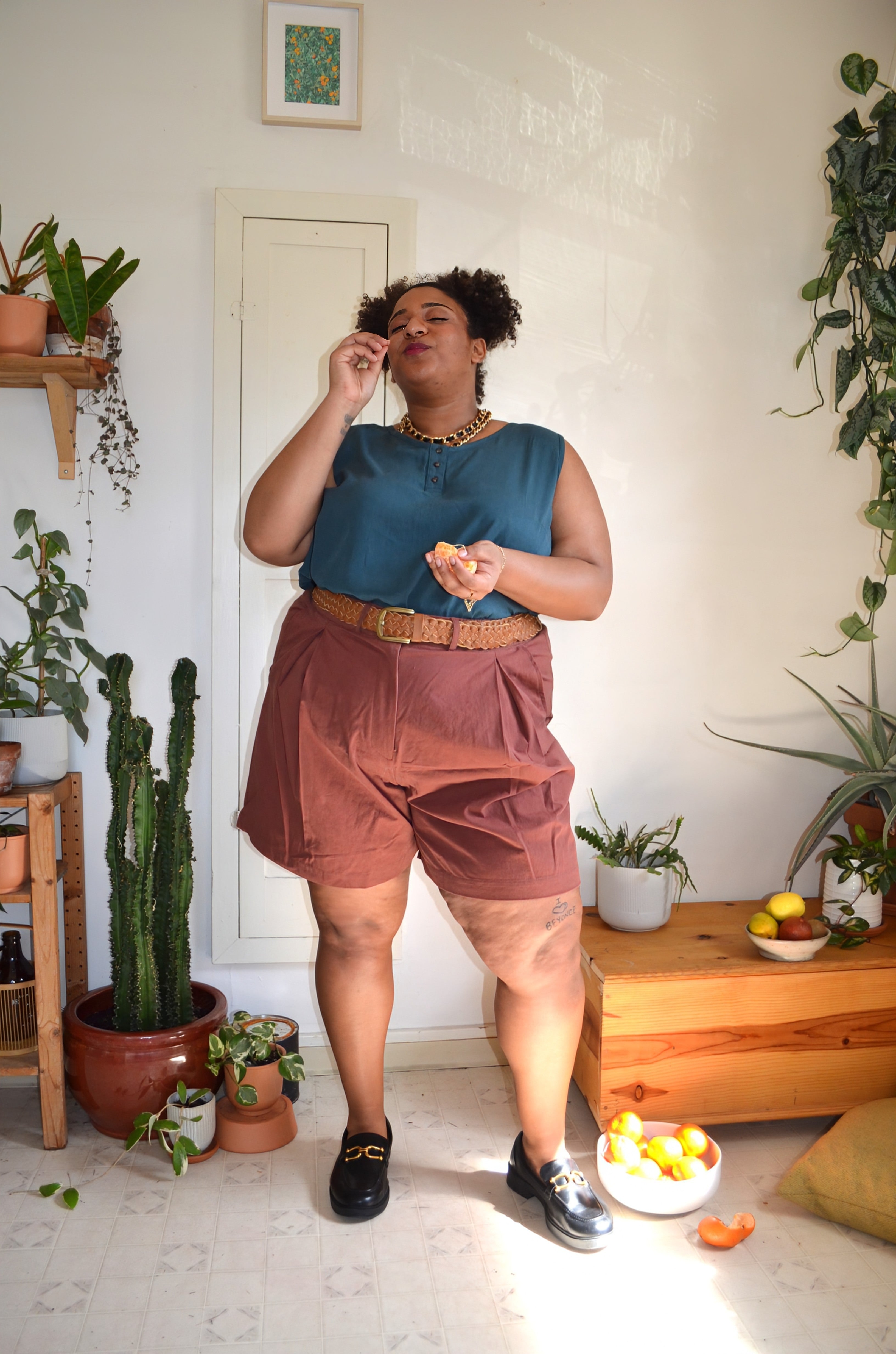 Lois Shorts in Organic Brushed Cotton Connally Goods connallymcdougall