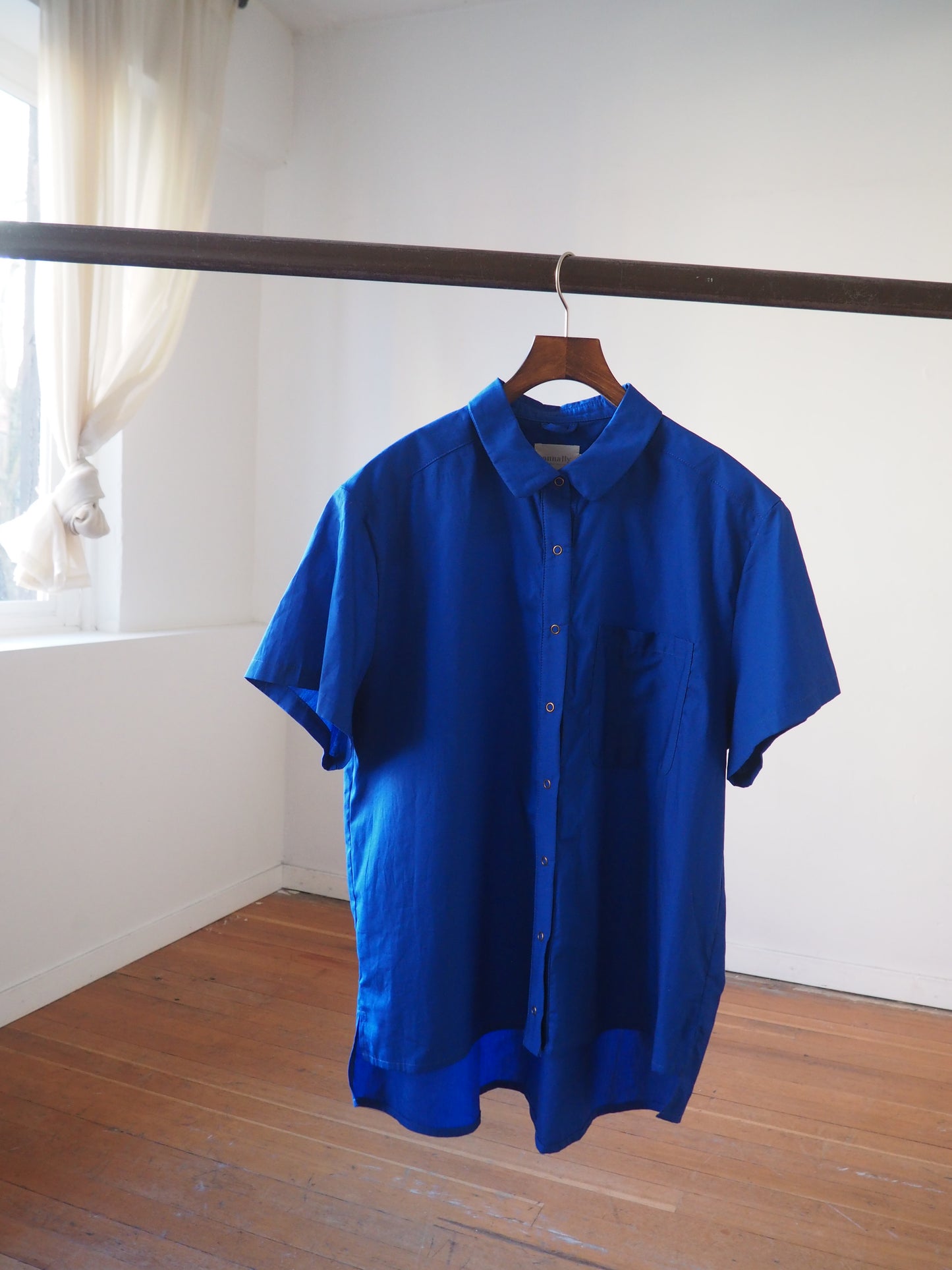 Ali Shirt in Cobalt Blue by Connally Goods