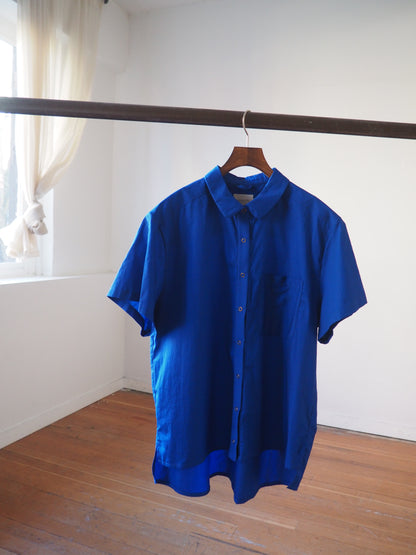 Ali Shirt in Cobalt Blue by Connally Goods