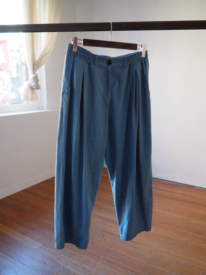 Chambray Amy Trousers by Connally Goods