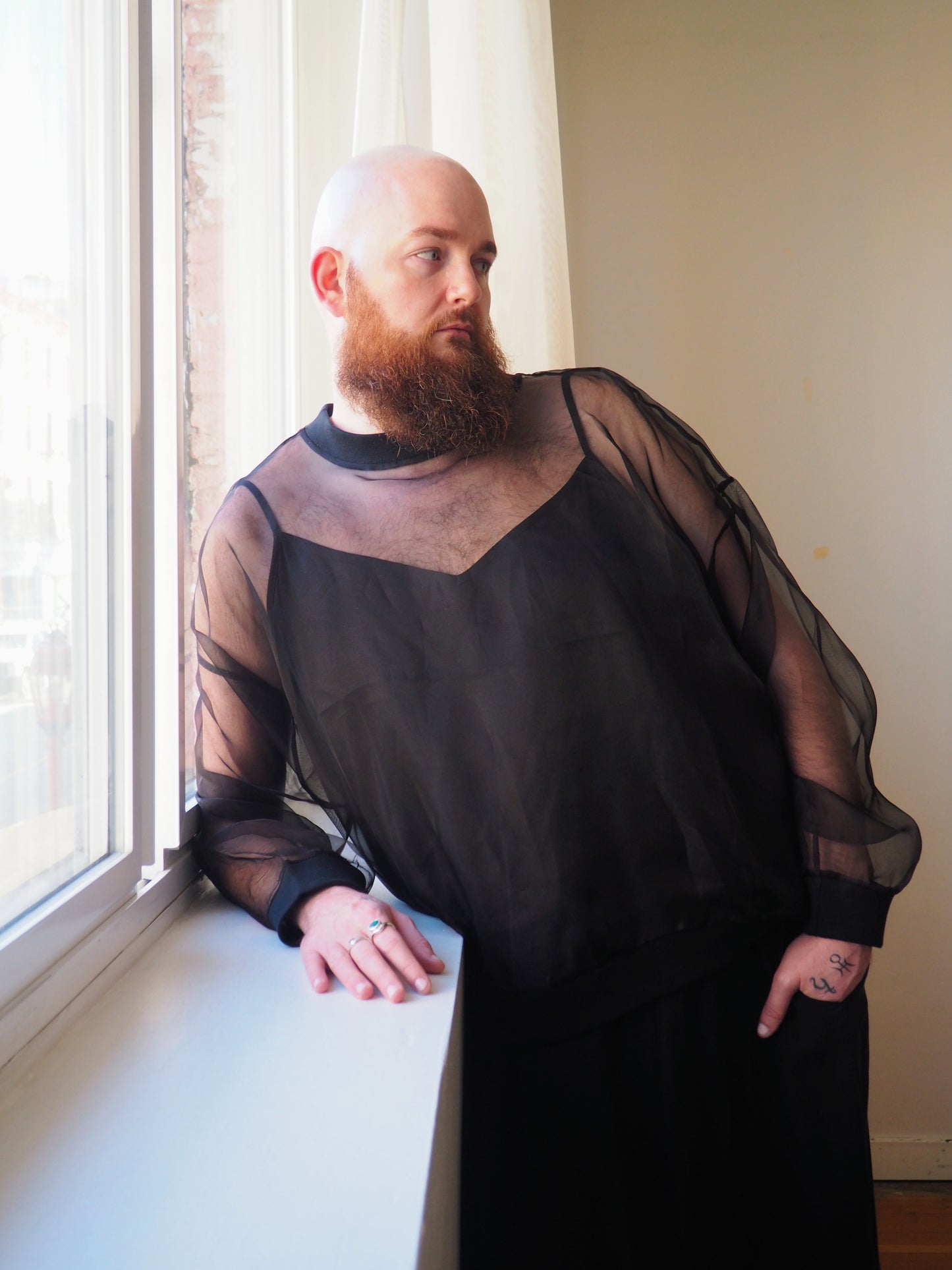 Katrina Silk Organza Pullover