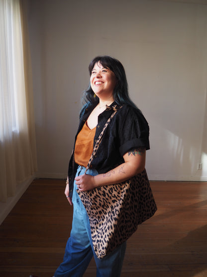 Loud Leopard × Connally Goods Leopard Print Tote Bag (Limited Edition)