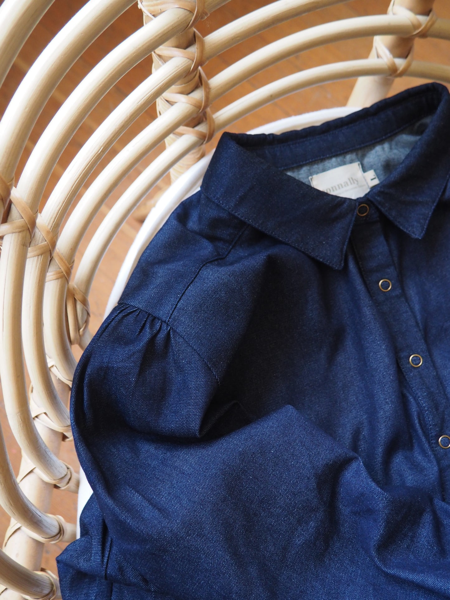 Astrid Shirt in Lightweight 6oz Denim (100% Cotton)