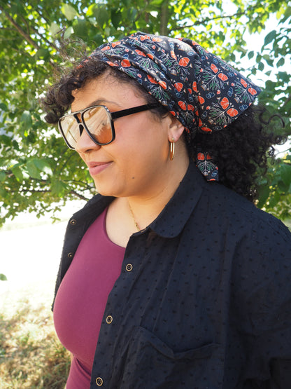 Folk Art Printed Cotton Bandana