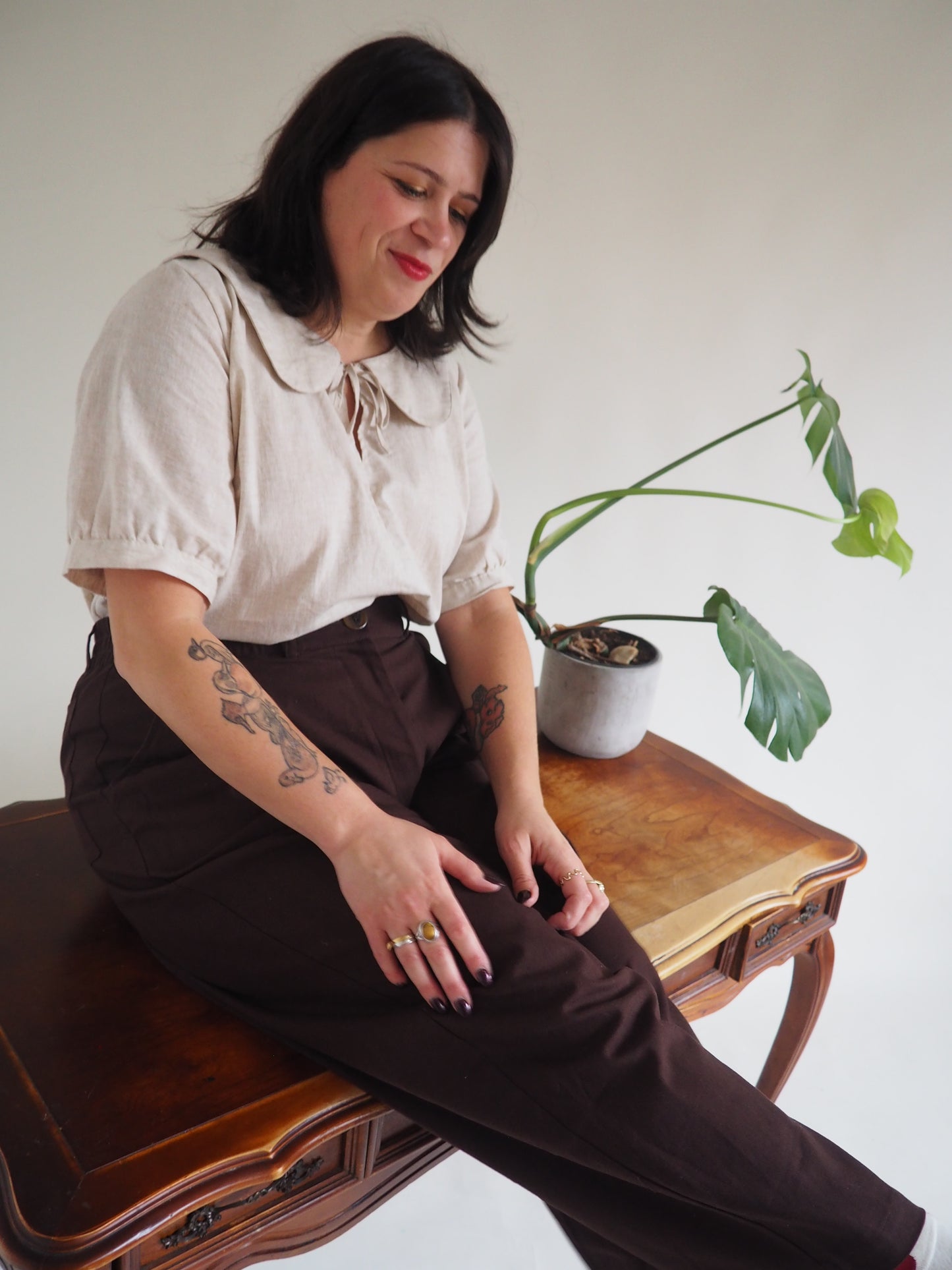 Lola Shirt in Cotton-Linen