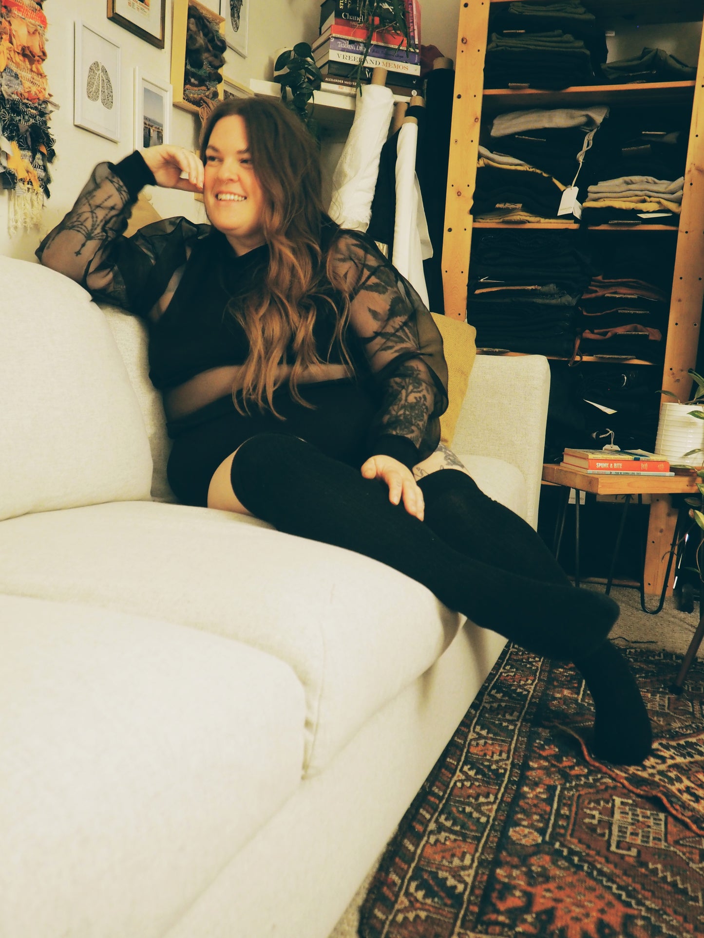 Katrina Silk Organza Pullover