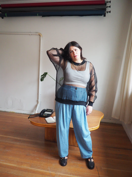 Katrina Silk Organza Pullover