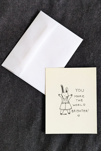 Illustrated Greeting Cards with Envelopes by Connally Goods