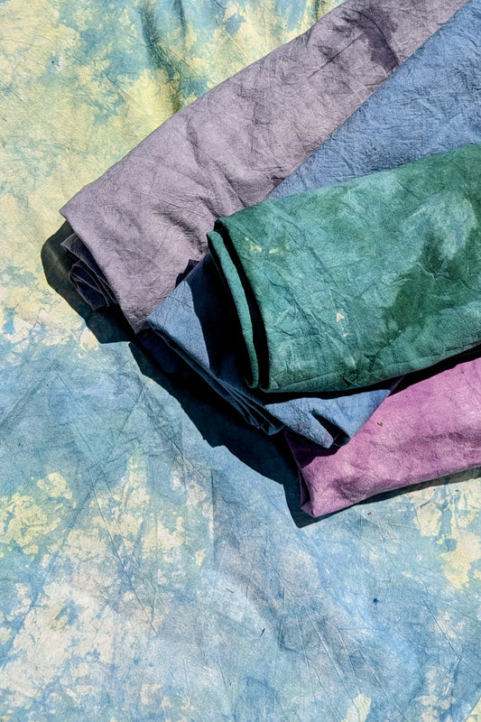 Hand Dyed Organic Cotton Blanket by Connally Goods