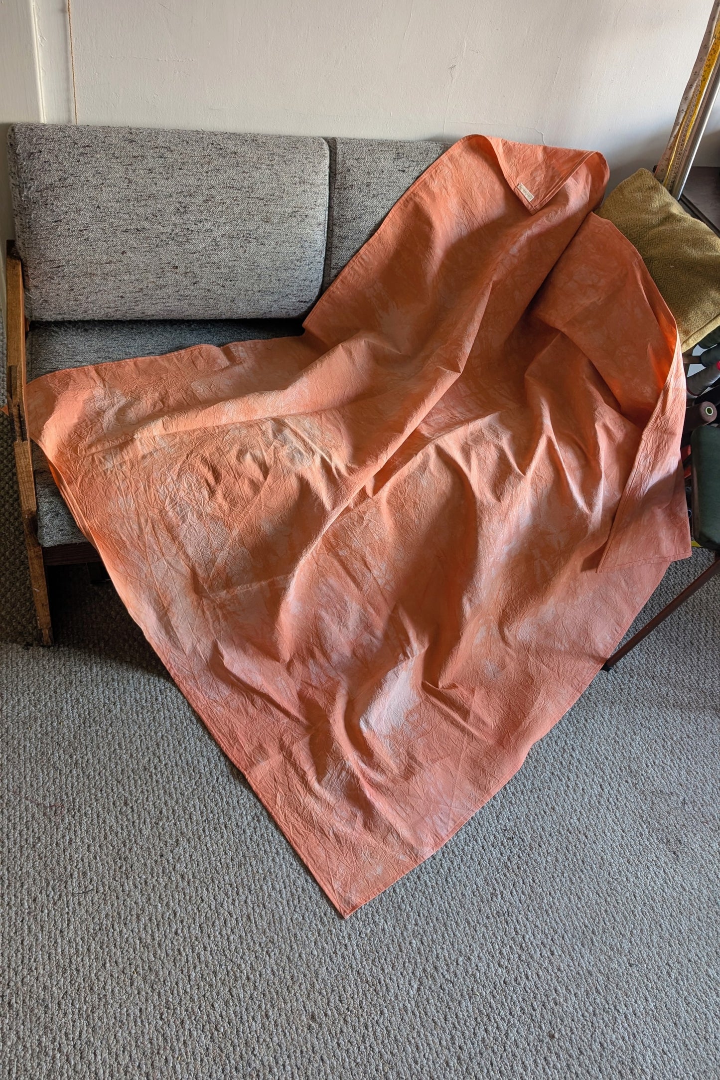 Hand Dyed Organic Cotton Blanket