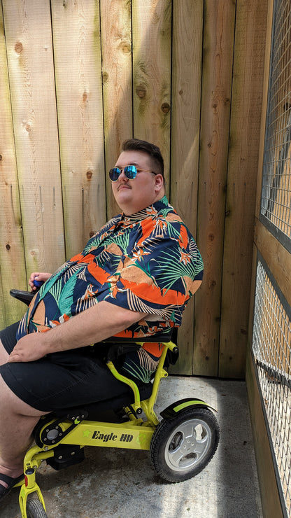 Thomas Shirt in Tigerlily (Lightweight Cotton-Viscose) by Connally Goods