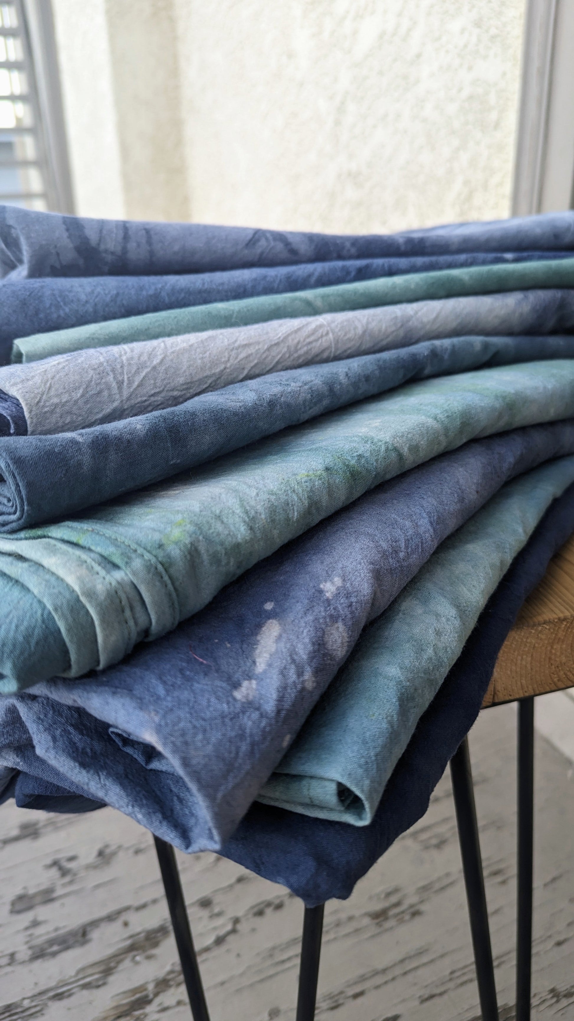 PREORDER: Hand Dyed Organic Cotton Bedspread Blanket (OOAK - Indigo ) by Connally Goods