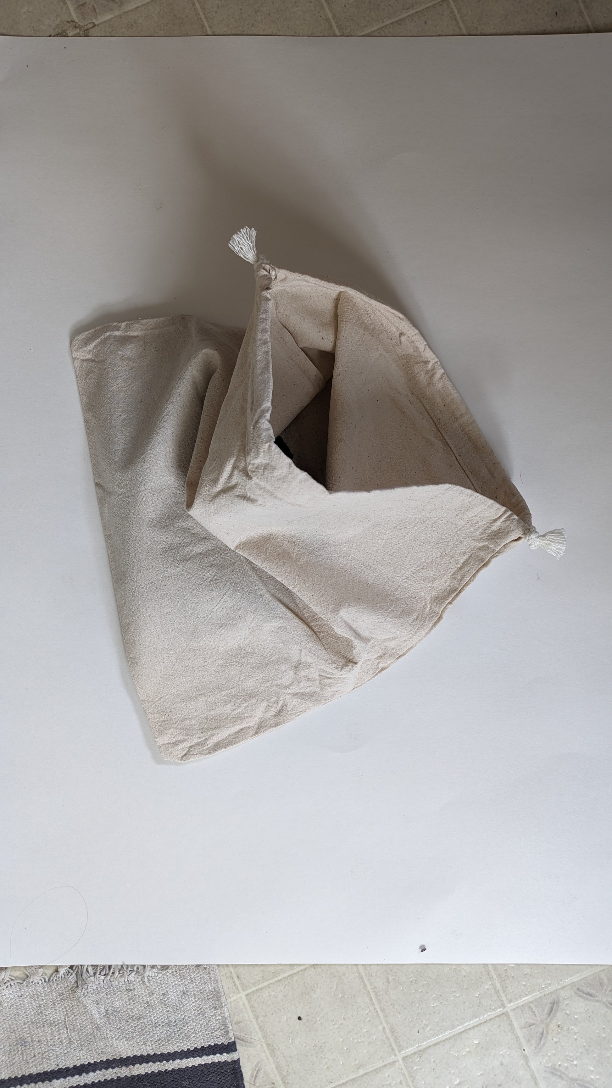 The Wash Bag - Organic Cotton Washable Drawstring Bag by Connally Goods