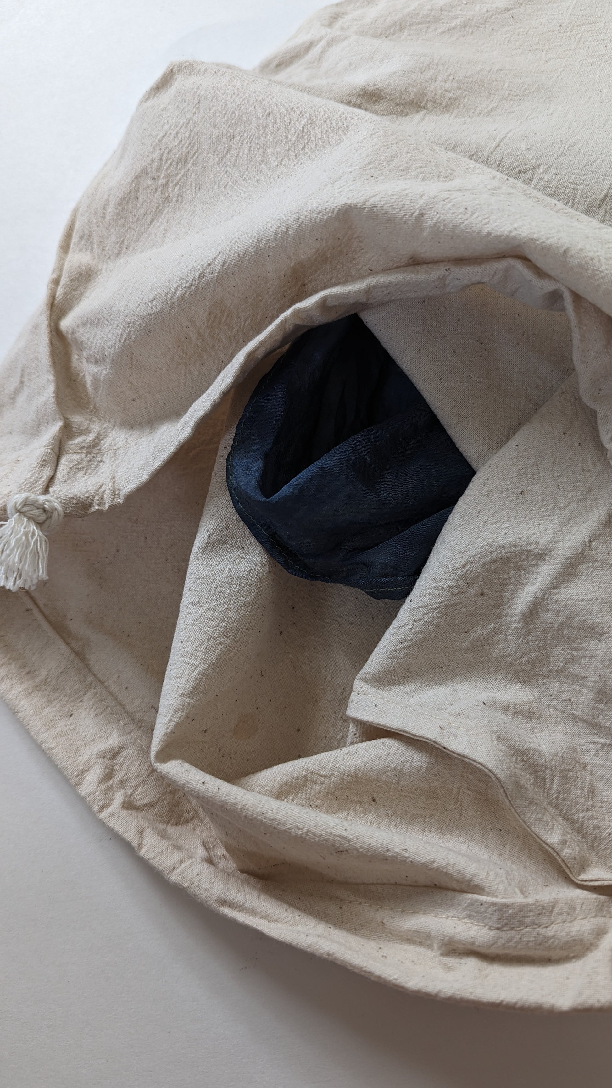The Wash Bag - Organic Cotton Washable Drawstring Bag by Connally Goods
