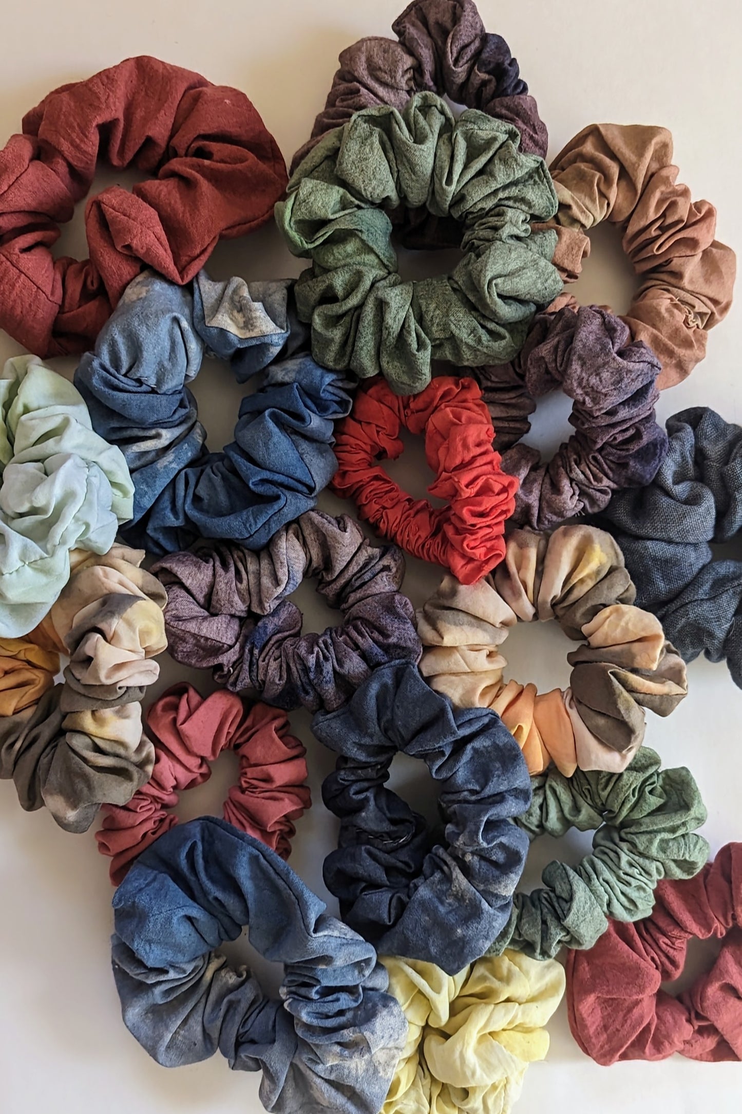 Hand-Dyed Cotton Scrunchie Bundle by Connally Goods