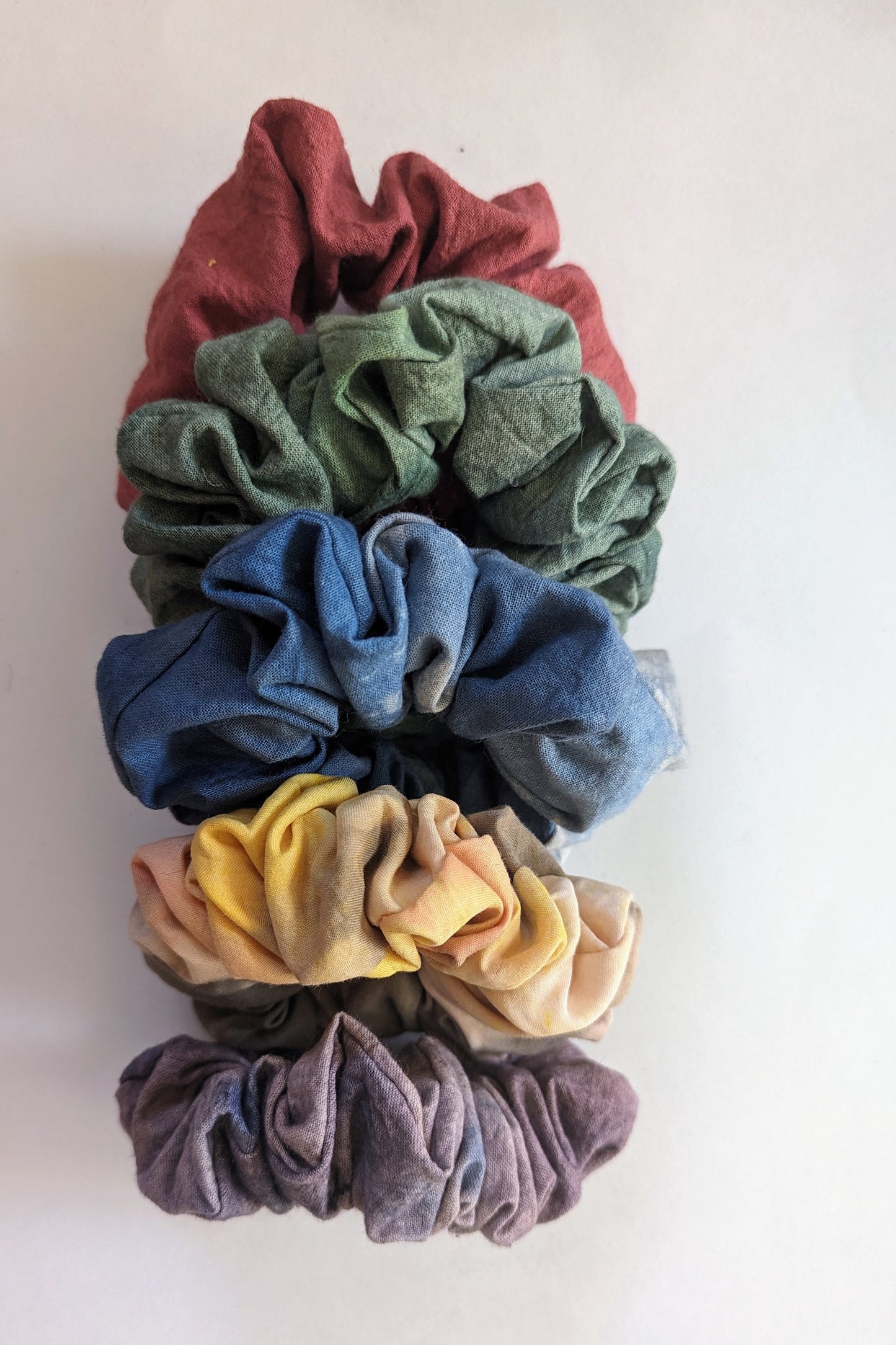 Hand-Dyed Cotton Scrunchie Bundle by Connally Goods