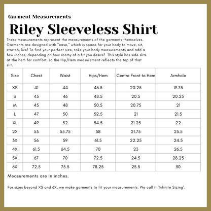 Riley Sleeveless Shirt - Sandwashed Tencel