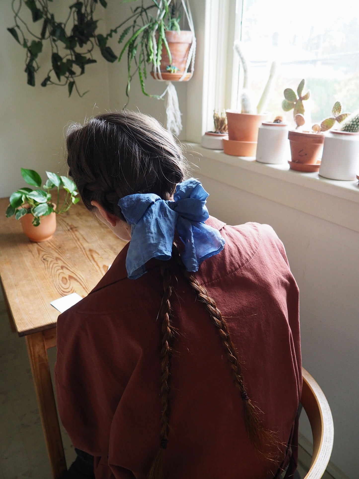 Hand Dyed Silk Scarf