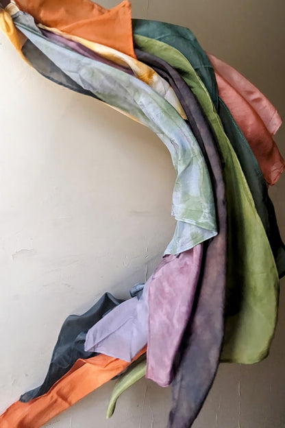 Hand Dyed Silk Scarf by Connally Goods