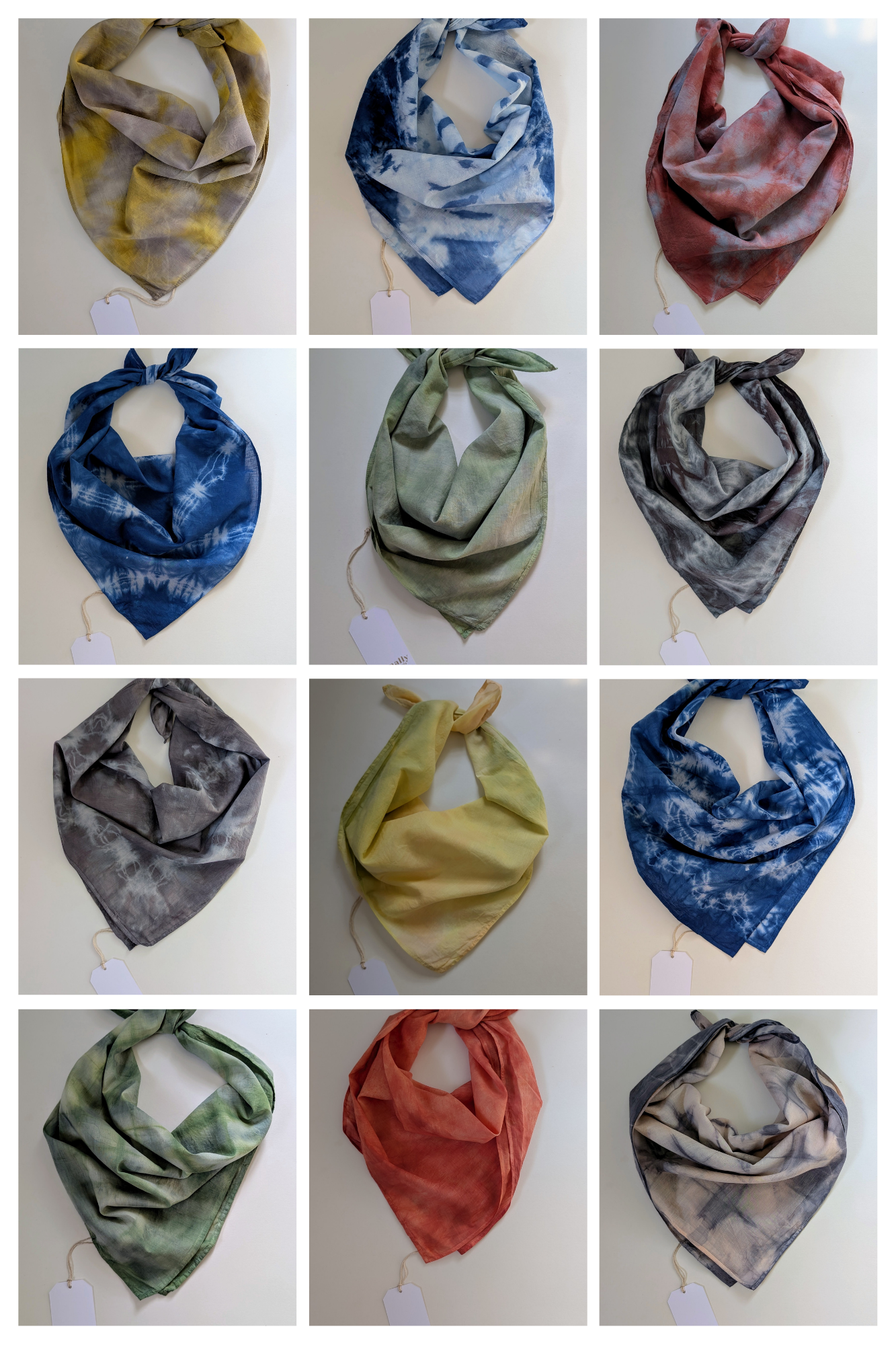 Organic Cotton Bandana (Hand-Dyed)