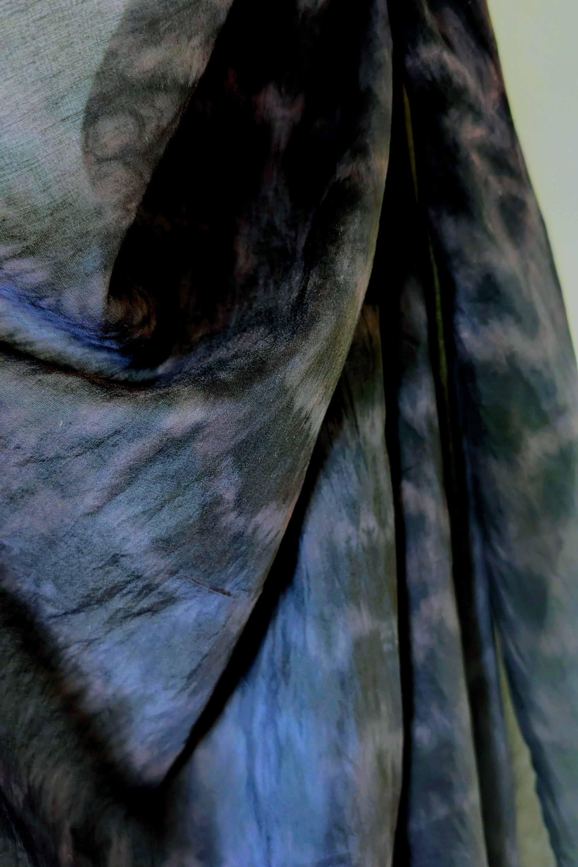 Coastal Shadows Silk Scarf by Connally Goods