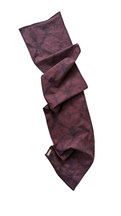 Hand Dyed Organic Cotton Scarf