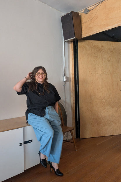 Chambray Amy Trousers by Connally Goods