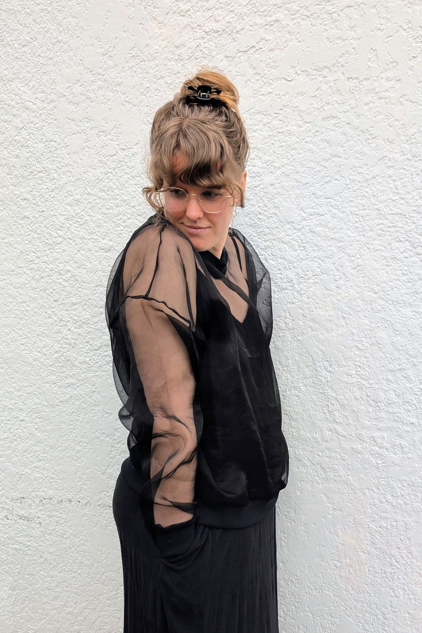 Katrina Silk Organza Pullover