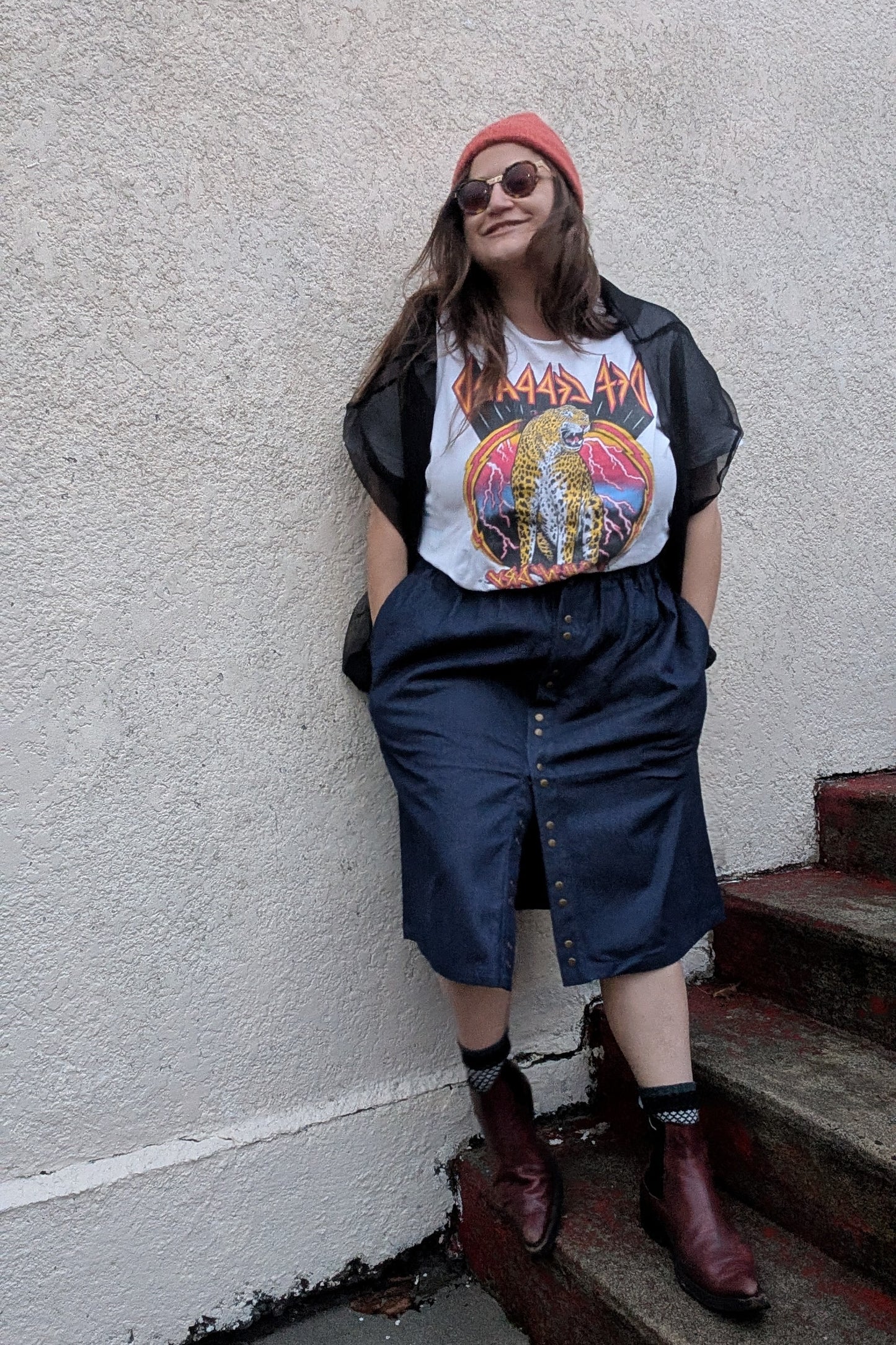 Sadie Skirt in Japanese Raw Denim