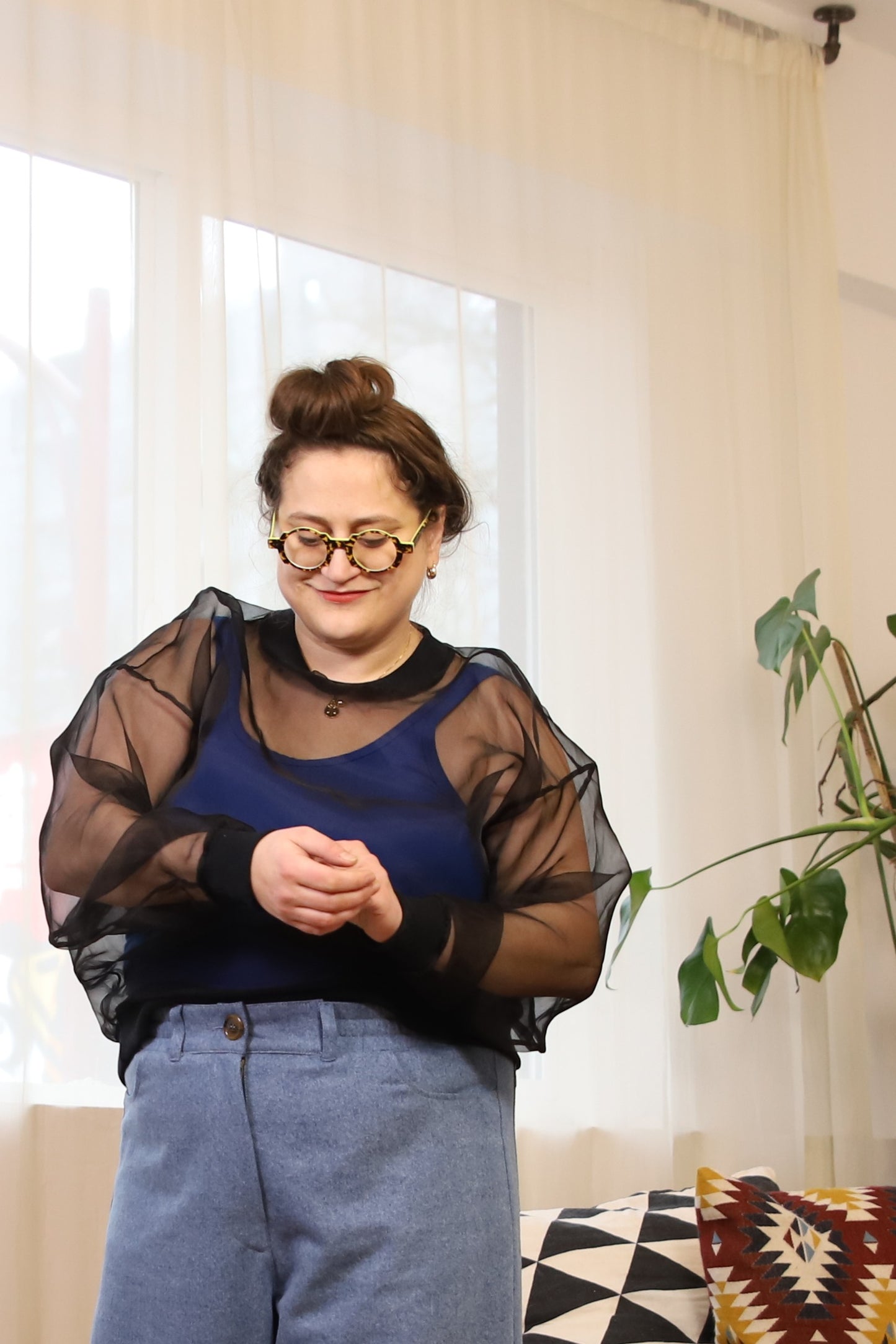 Katrina Silk Organza Pullover