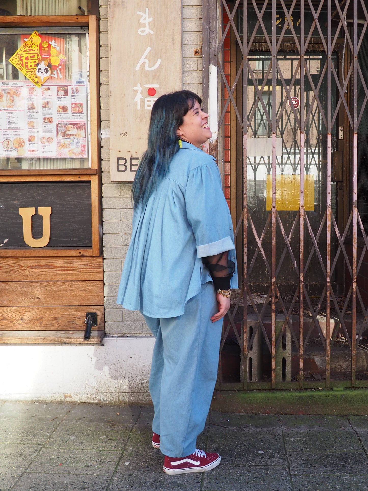 Astrid Shirt in Lightweight 6oz Denim (100% Cotton)