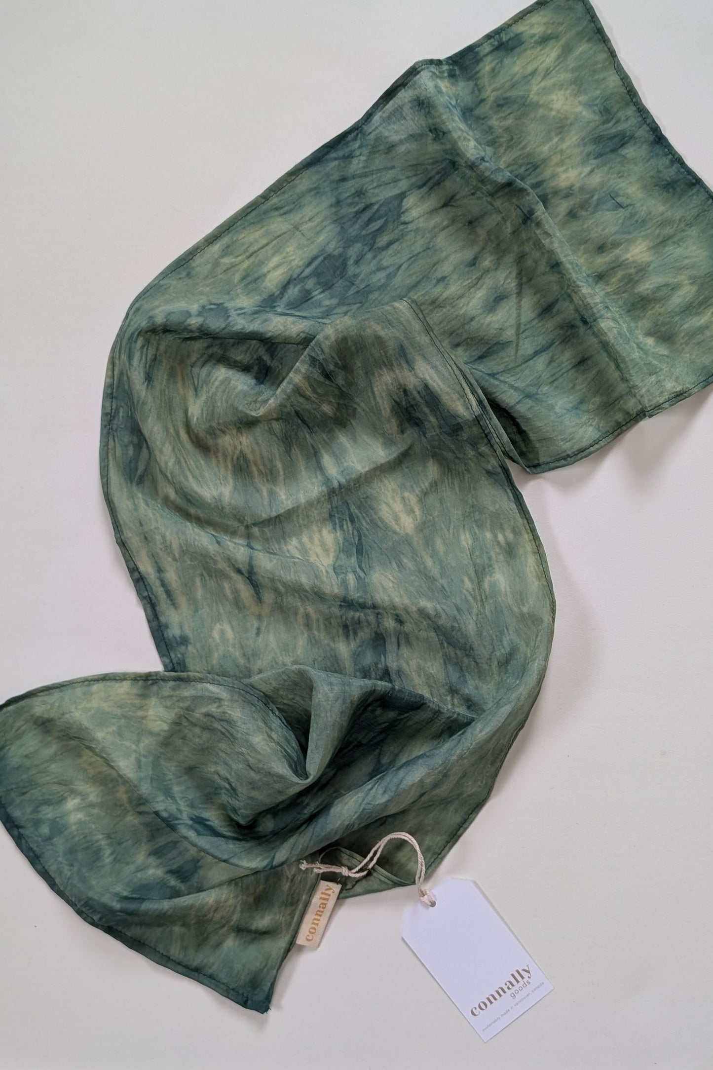 Hand Dyed Silk Scarf