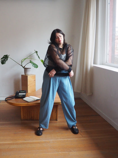 Katrina Silk Organza Pullover