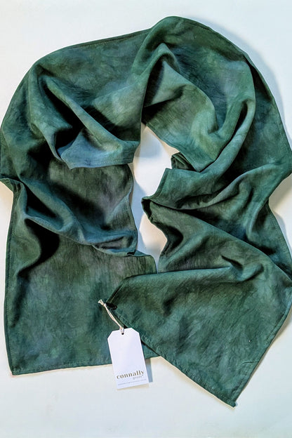 Hand-Dyed Superwash Cotton Scarf (Limited Edition)