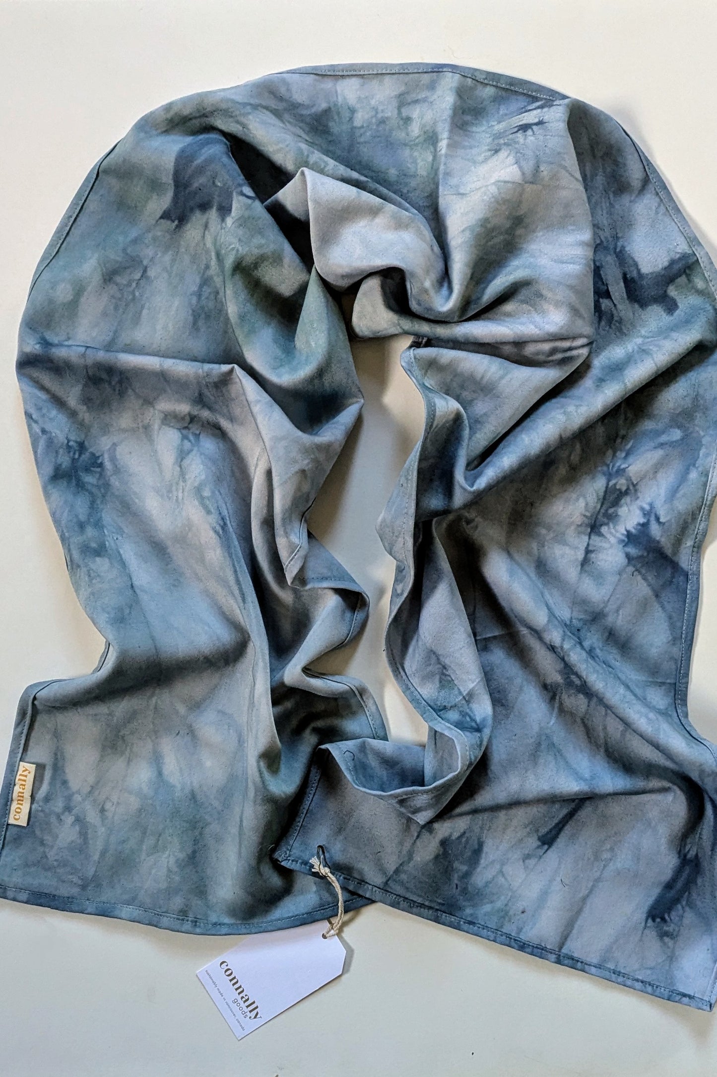 Hand-Dyed Superwash Cotton Scarf (Limited Edition)