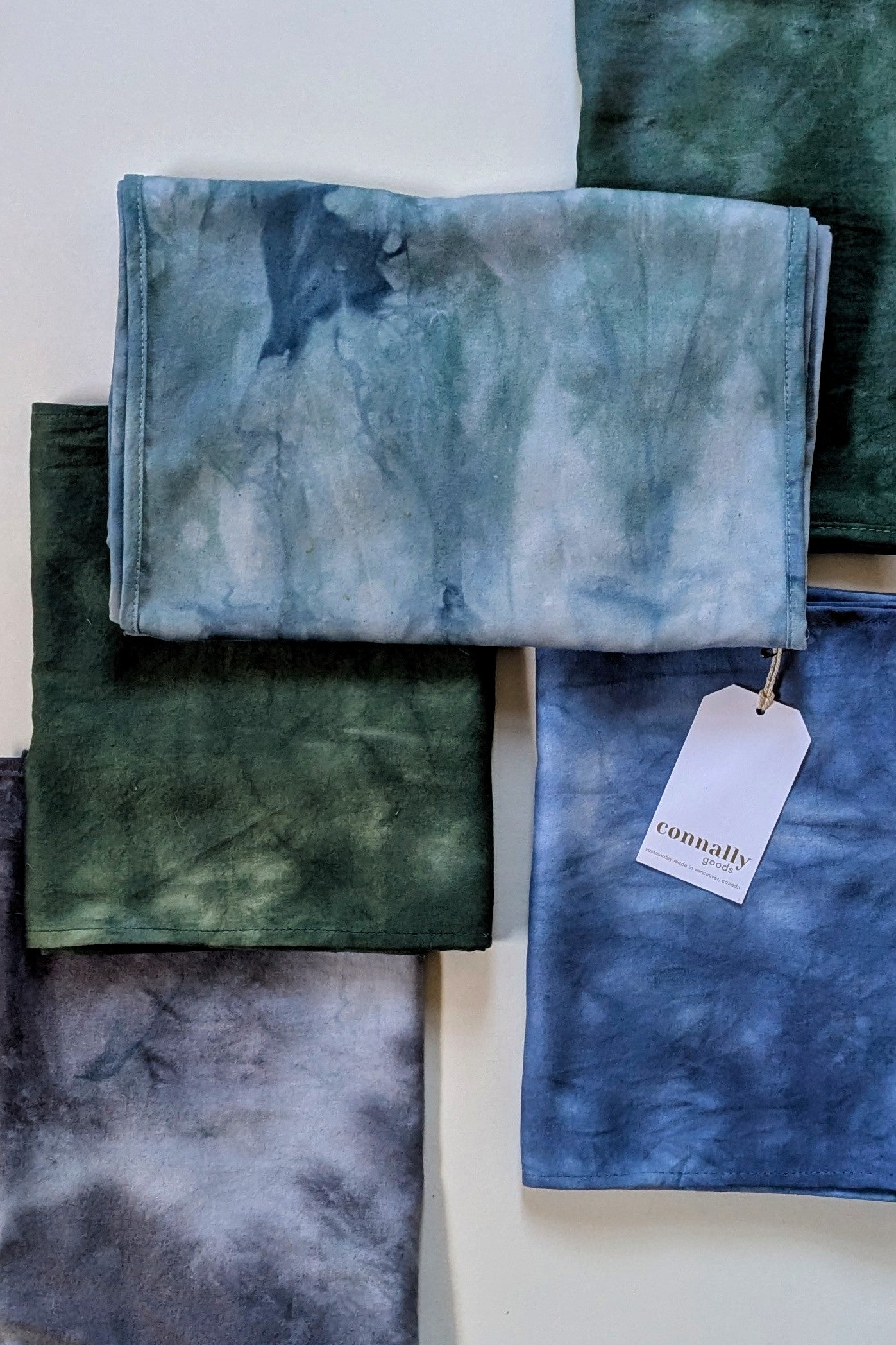 Hand-Dyed Superwash Cotton Scarf (Limited Edition)