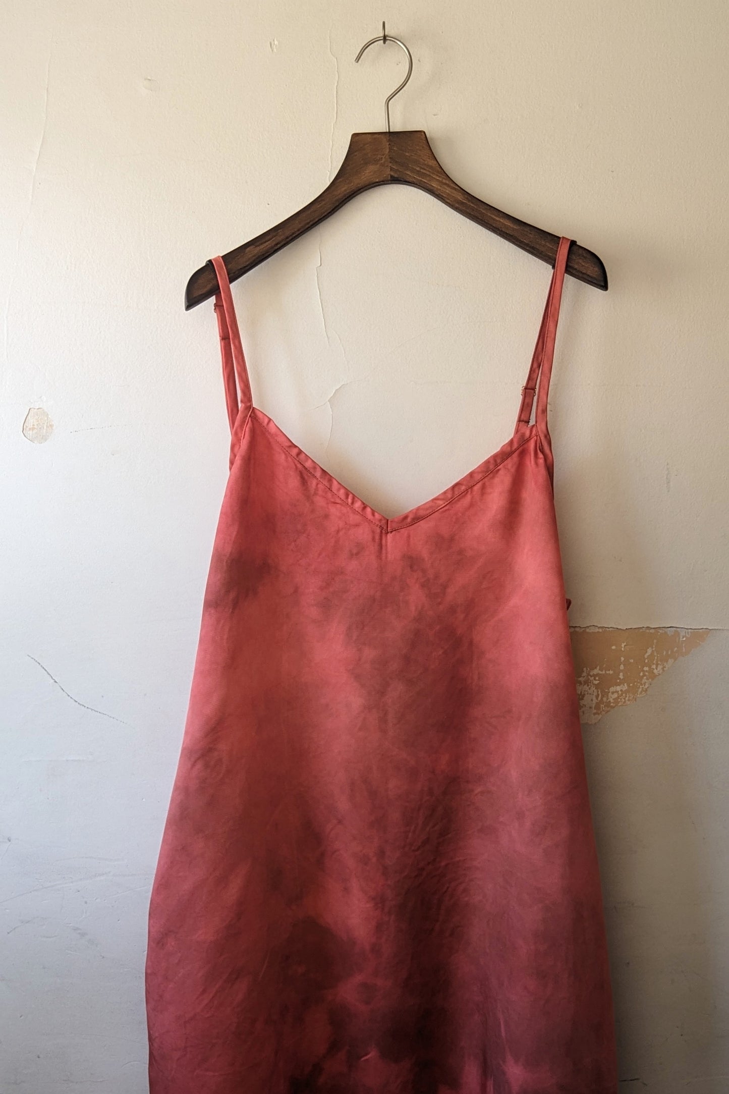 Franka Slip Dress - Hand-Dyed Guava by Connally Goods