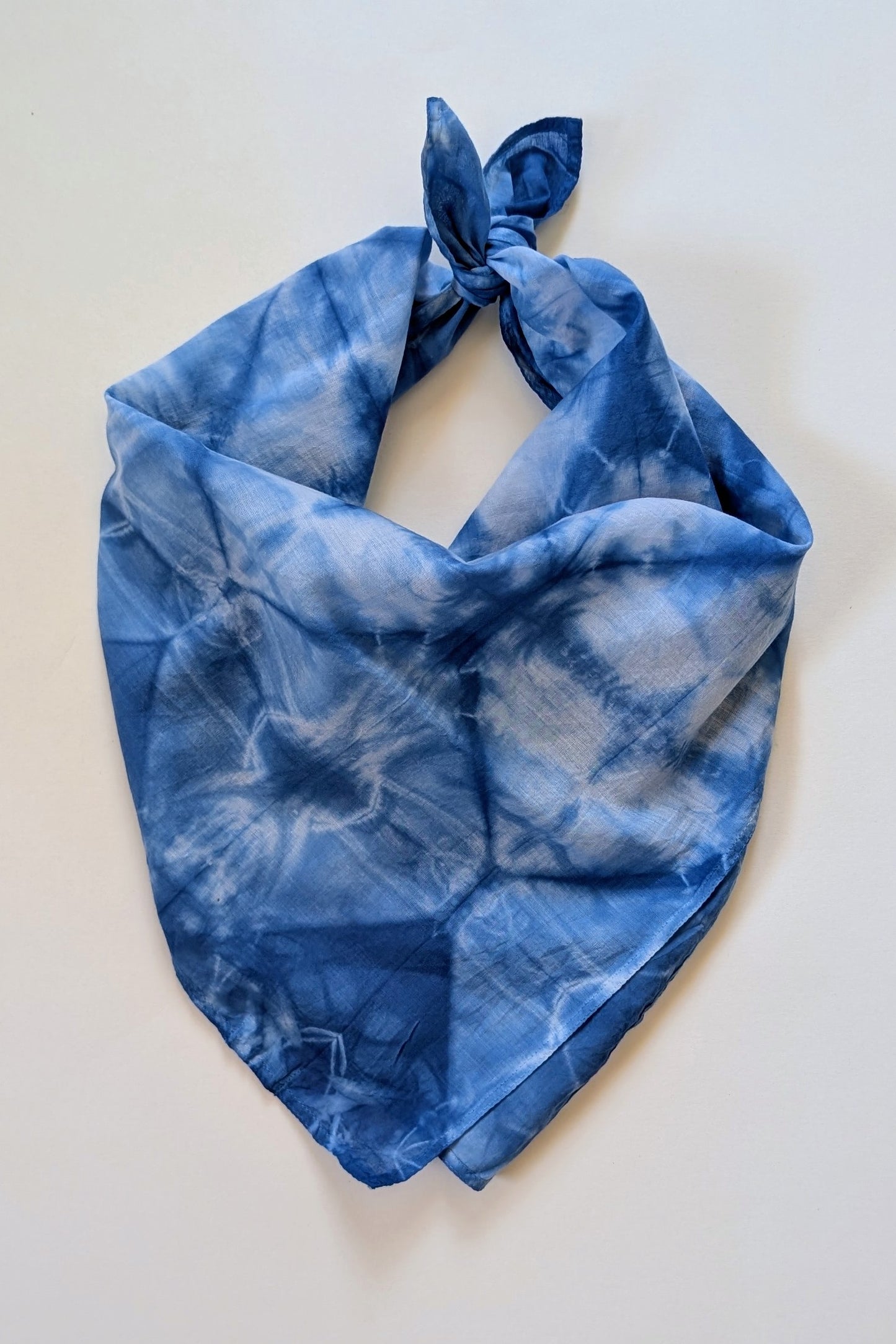 Indigo Wavelengths bandana by Connally Goods