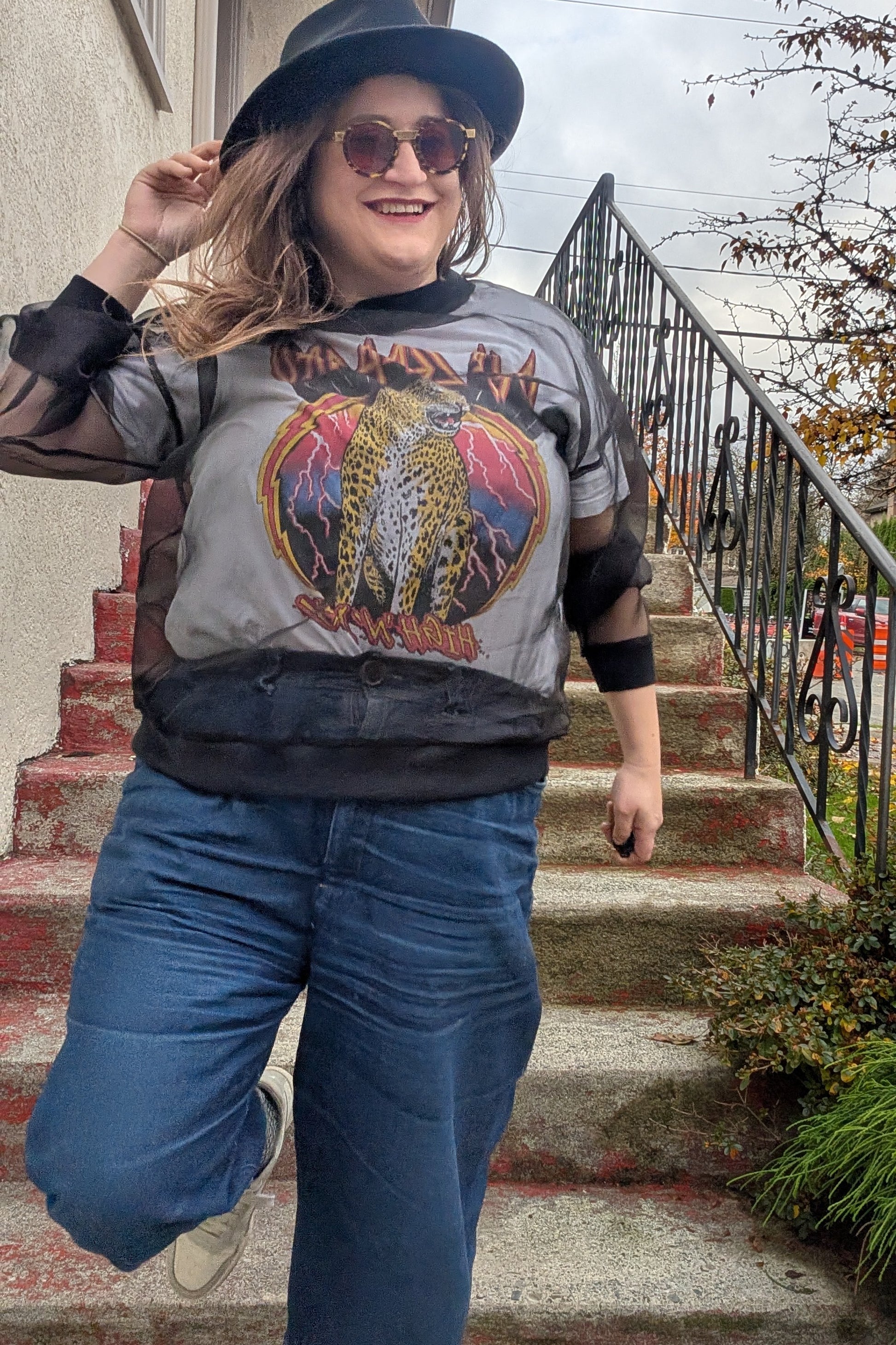 Katrina silk organza pullover