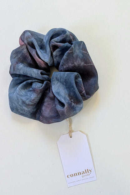 Hand-Dyed Jumbo Silk Scrunchie