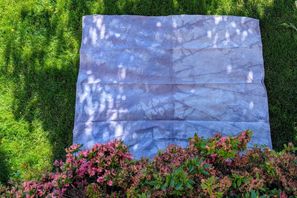 Hand Dyed Organic Cotton Blanket