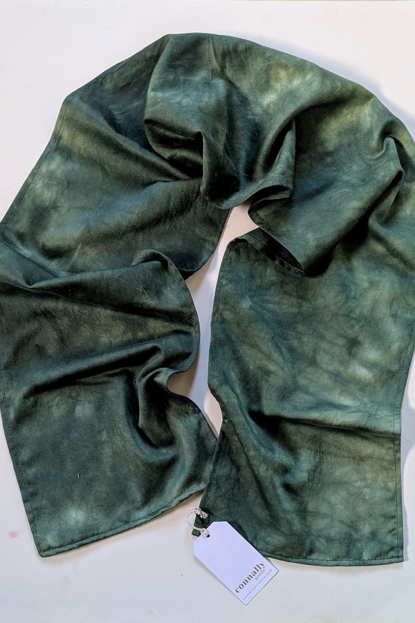 Hand-Dyed Superwash Cotton Scarf (Limited Edition)