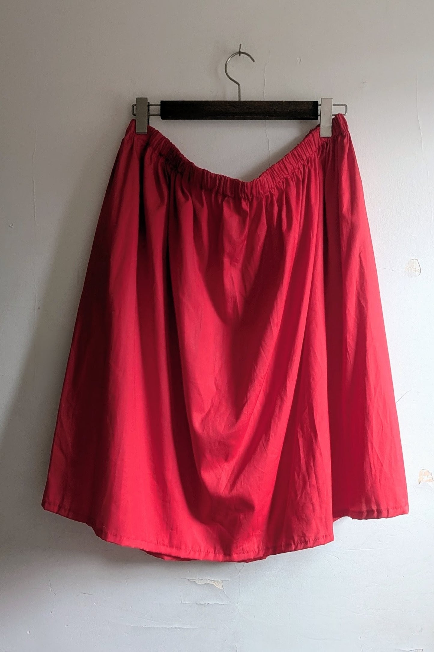 Midi Skirt in Red