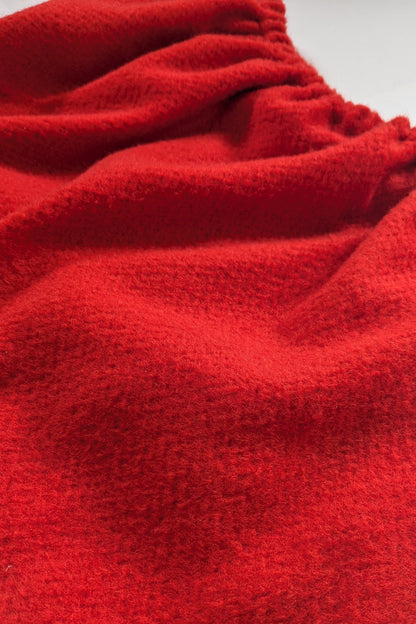 Red Lined Wool Twirly Skirt (Sample Sale, Assorted Sizes)