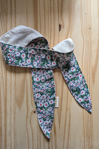 Hannah Ascot Scarf in Limited Edition Retro Floral Cotton by Connally Goods