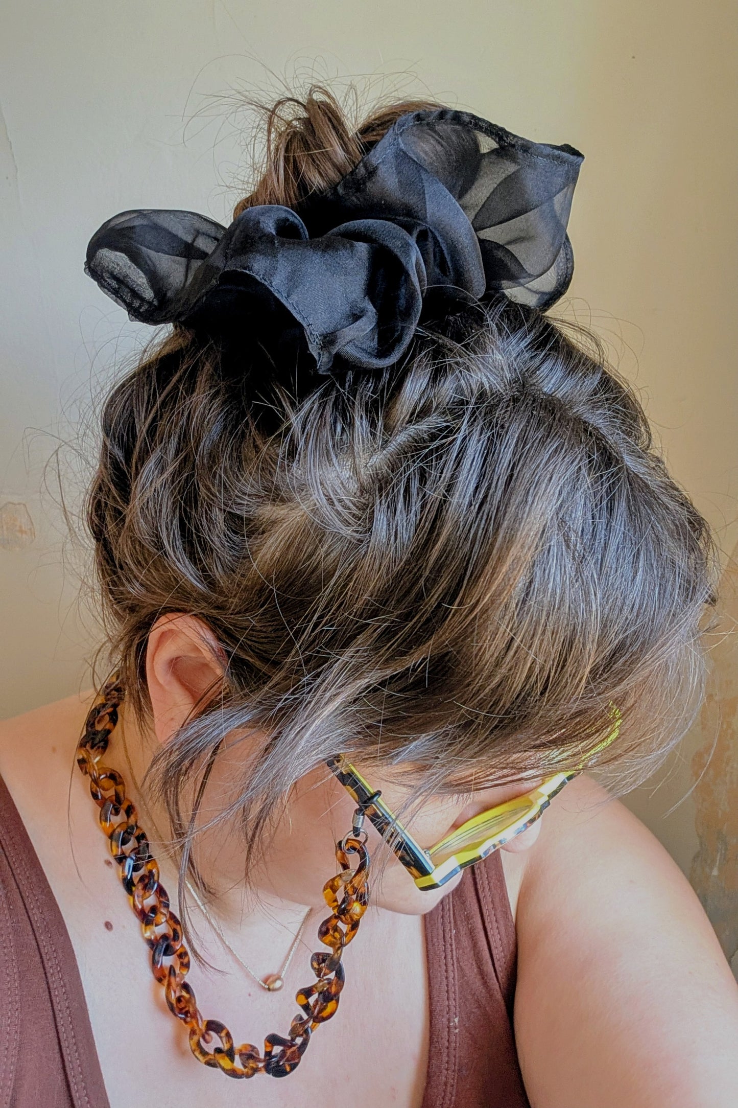 Jumbo Silk Organza Scrunchies