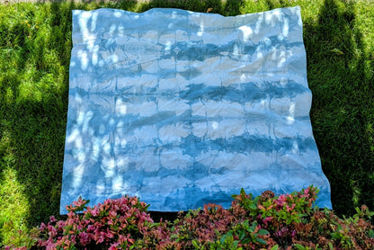 Hand Dyed Organic Cotton Blanket